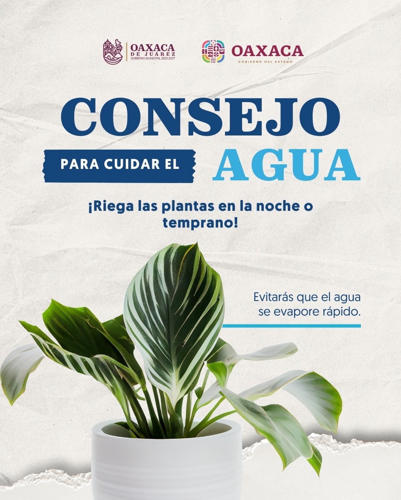 Consejo para cuidar el agua