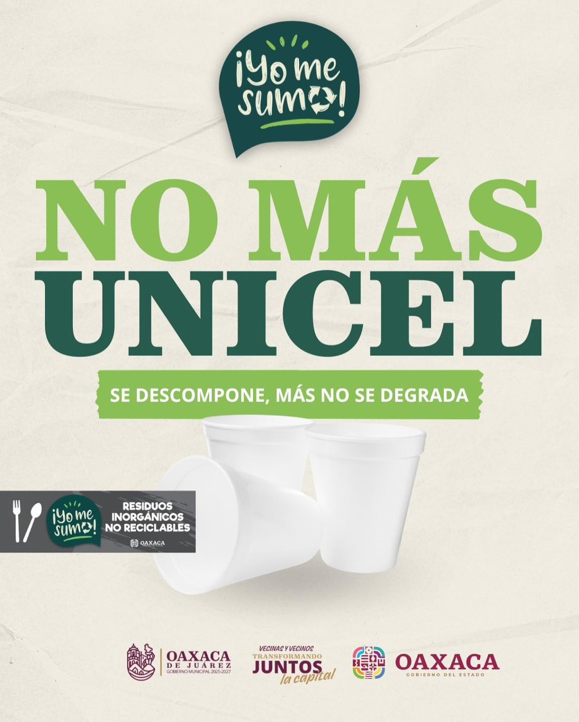 No más unicel