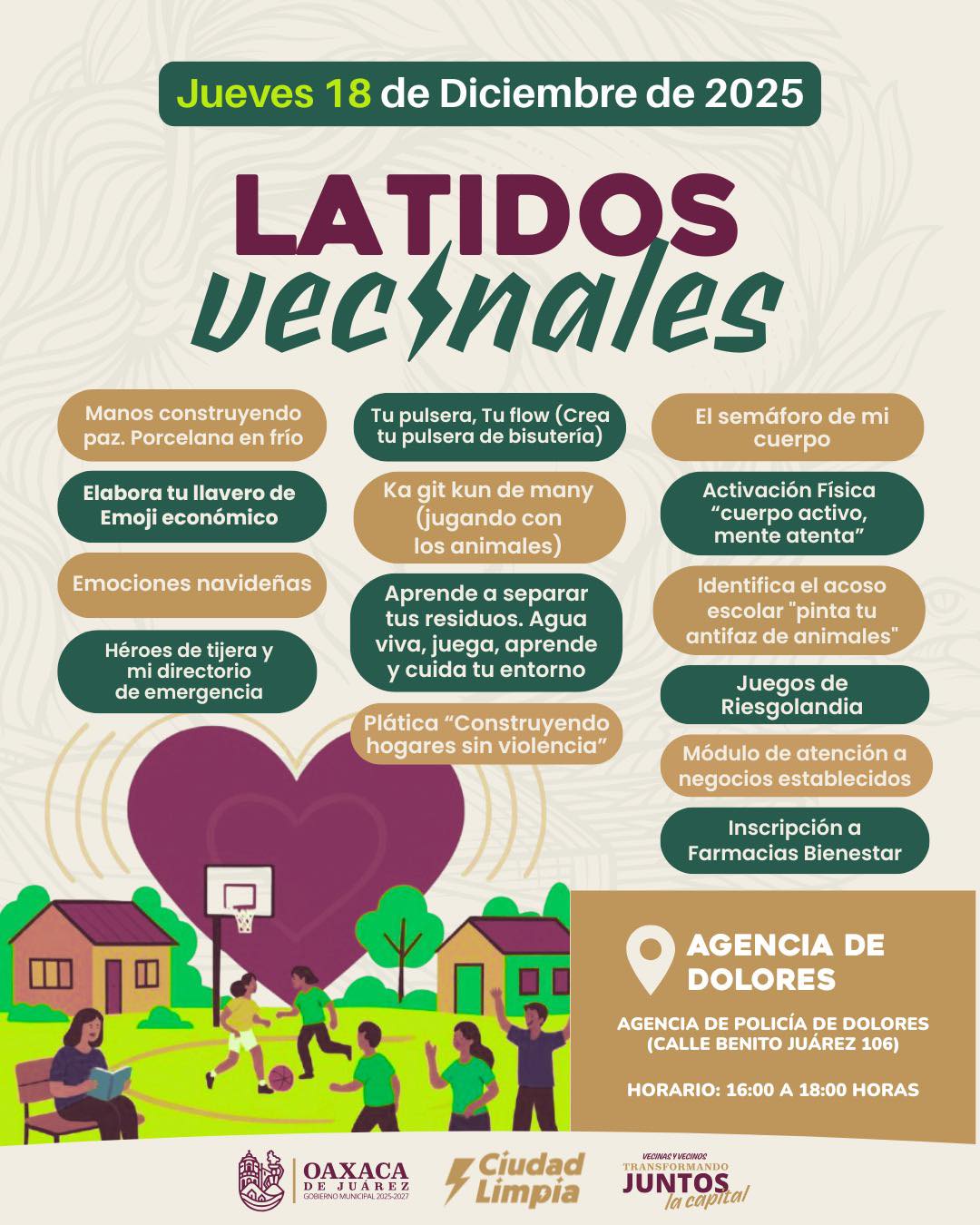 Latidos vecinales, 18 de diciembre 2025