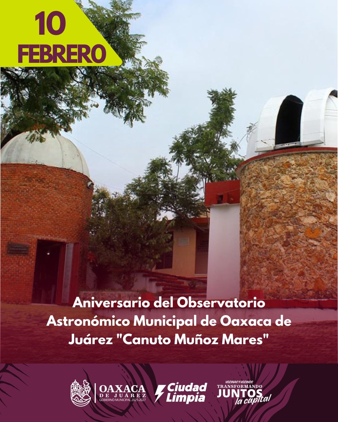 Aniversario del Observatorio Astronómico Municipal