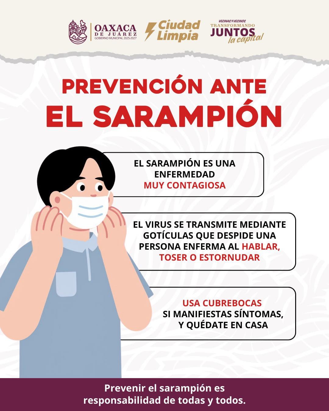 Prevención ante el sarampión
