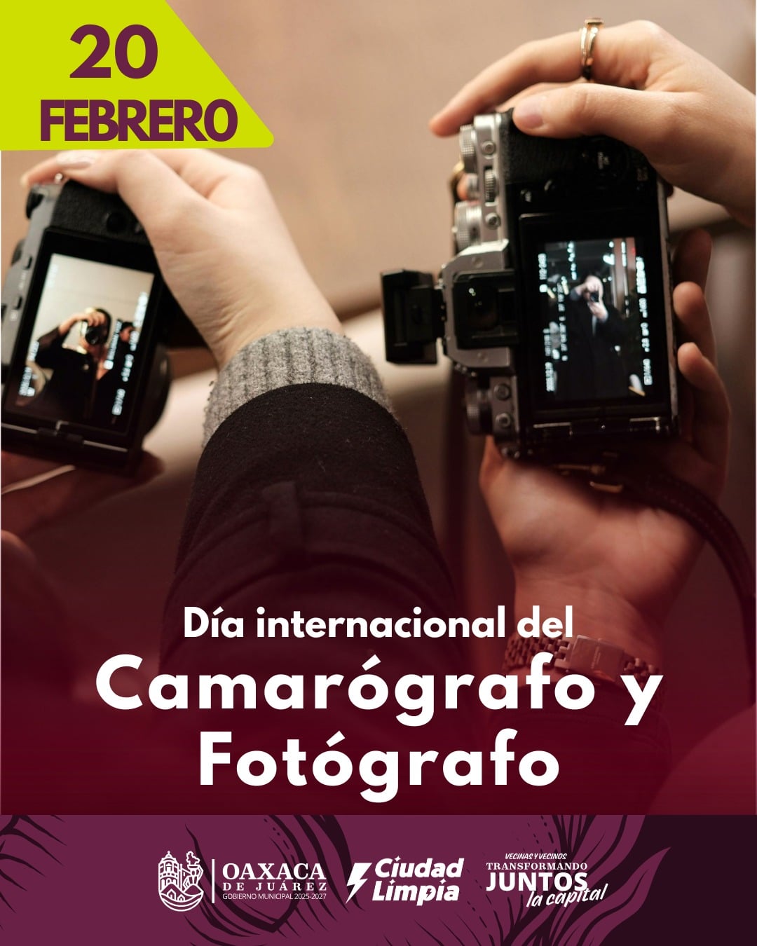 Día Internacional del Camarógrafo y Fotógrafo