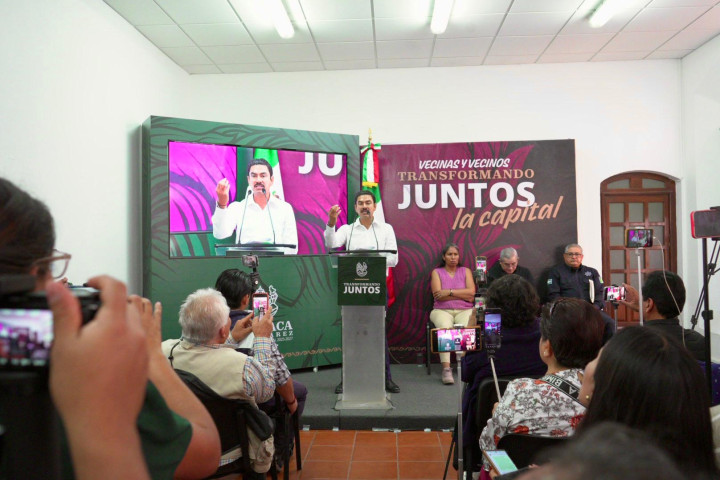 A un mes de su administración, destaca Ray Chagoya trabajo conjunto con vecinas y vecinos de Oaxaca de Juárez