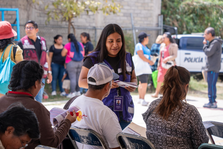 Vecinas y vecinos del Ejido Guadalupe Victoria se benefician con diversos servicios en Cayapadu Lii