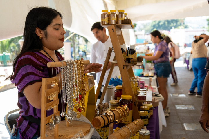 Cumple expectativas el Tianguis Violeta realizado en Oaxaca de Juárez
