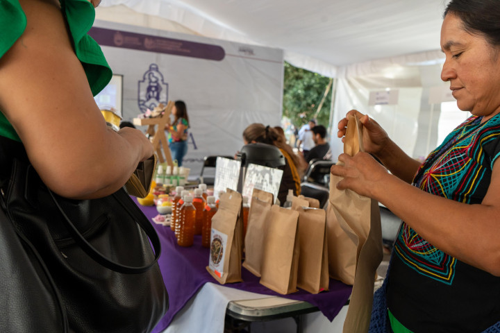 Cumple expectativas el Tianguis Violeta realizado en Oaxaca de Juárez