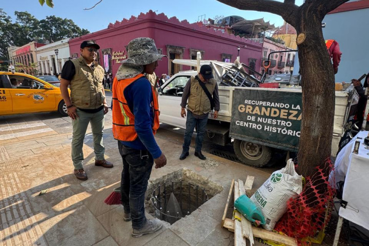 Preservan la imagen urbana del Centro Histórico con acciones de limpieza y mantenimiento