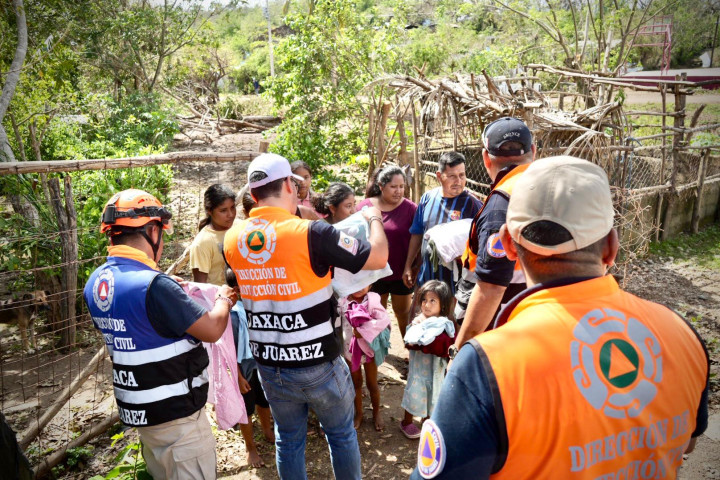 Oaxaca de Juárez se suma a la ayuda para damnificados por el huracán Erick