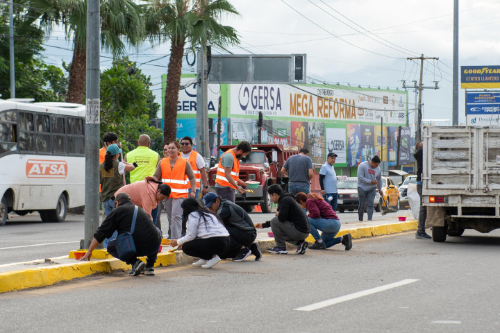 Acceso oriente de la capital luce nuevo rostro con Tequio Vecinal