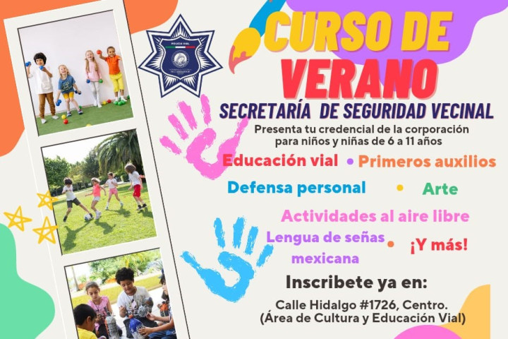La Secretaría de Seguridad Vecinal organiza curso de verano para hijas e hijos de policías