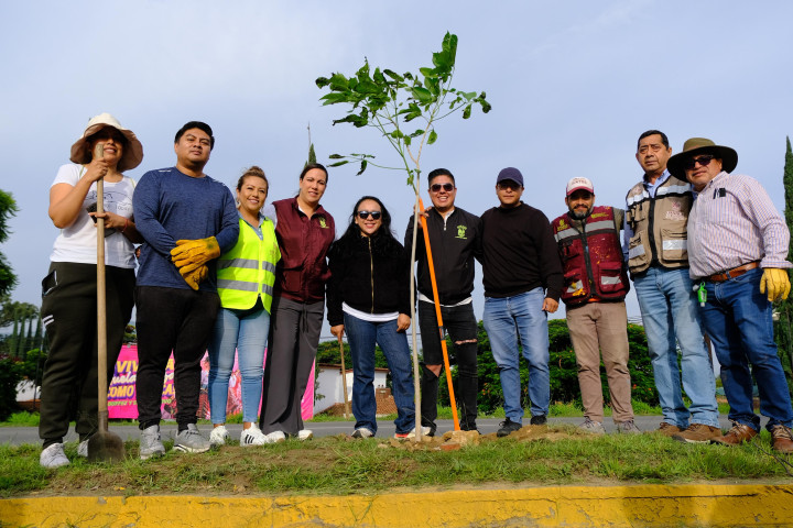 Con Tequio vecinal luce nuevo rostro la agencia de Santa Rosa