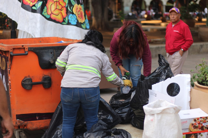 Continúa el plan emergente de recolección de basura durante eventos masivos en julio