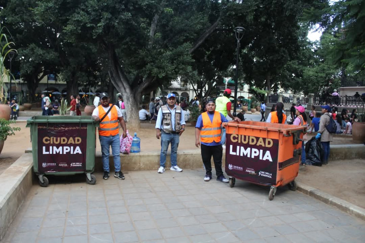 Continúa el plan emergente de recolección de basura durante eventos masivos en julio