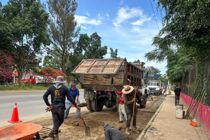 34 mil kilómetros rastreados y 28 mil metros de drenaje atendidos: Oaxaca capital avanza en infraestructura