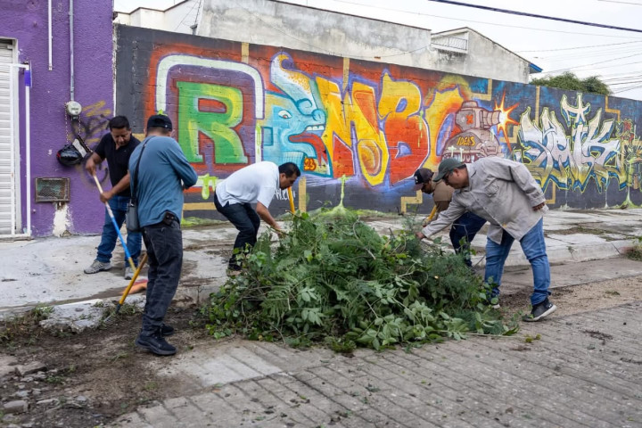 Tequio vecinal en San José La Noria refuerza la cultura de la limpieza y el trabajo colectivo