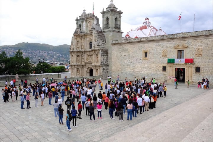 Participación activa en el Segundo Simulacro Nacional 2025 en el Palacio Municipal de Oaxaca de Juárez