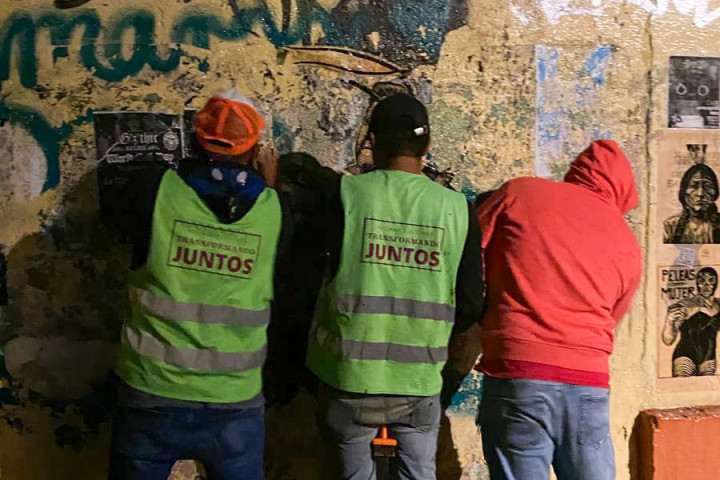 Mantienen cuadrillas del Centro Histórico acciones para mejorar la imagen urbana de la capital