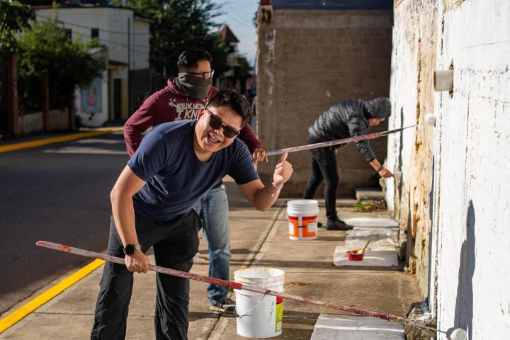 Continúan los tequios vecinales en Oaxaca de Juárez, fue el turno de San Felipe del Agua