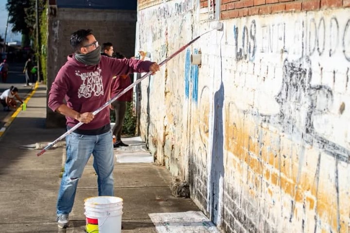 Continúan los tequios vecinales en Oaxaca de Juárez, fue el turno de San Felipe del Agua