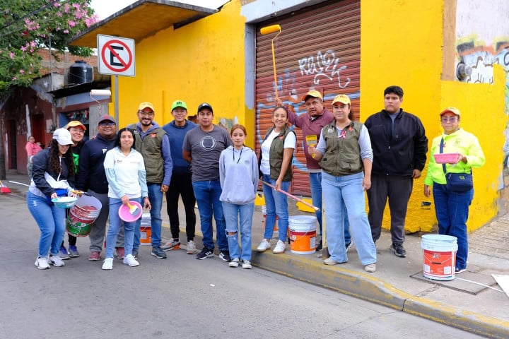 Vecinas y vecinos del Exmarquesado transforman su barrio con el Tequio Vecinal