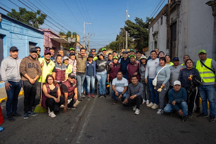 Vecinas y vecinos del Exmarquesado transforman su barrio con el Tequio Vecinal