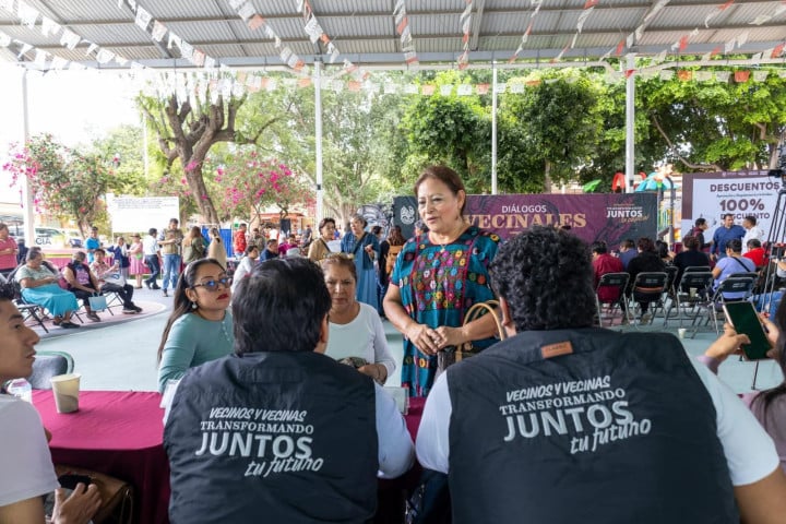 El Gobierno de Oaxaca de Juárez fortalece la cercanía con vecinas y vecinos en el Diálogo Vecinal número 19 en San Martín Mexicapam