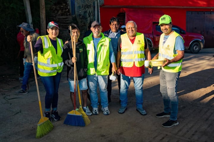 Vecinas y vecinos fortalecen la seguridad en San Juan Chapultepec con Tequio Vecinal