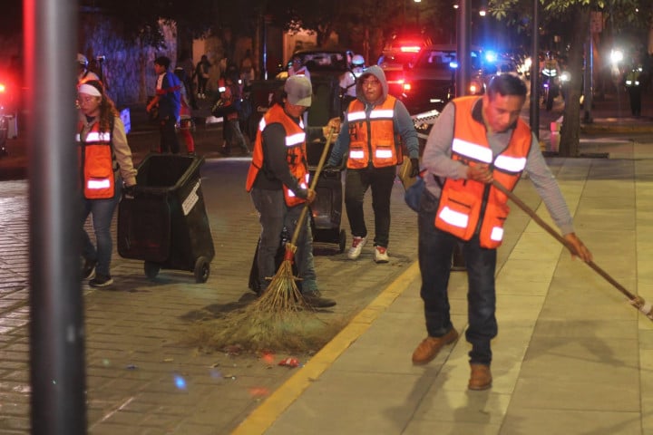 Oaxaca de Juárez mantiene una ciudad limpia durante las festividades de Día de Muertos