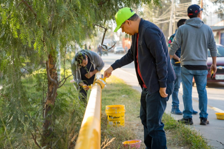 Vecinas y vecinos de San Martín Mexicápam se suman al Tequio Vecinal para fortalecer su entorno