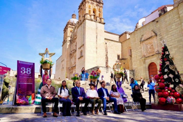Oaxaca de Juárez conmemora el 38 aniversario de su nombramiento como Patrimonio Cultural de la Humanidad