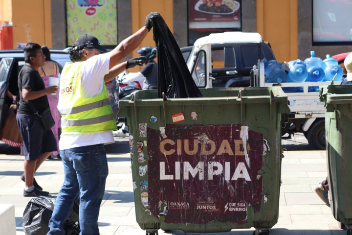 Seguridad y limpieza se refuerzan en el Centro Histórico de Oaxaca de Juárez