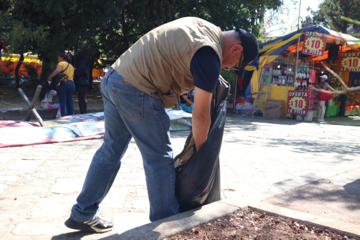 Seguridad y limpieza se refuerzan en el Centro Histórico de Oaxaca de Juárez