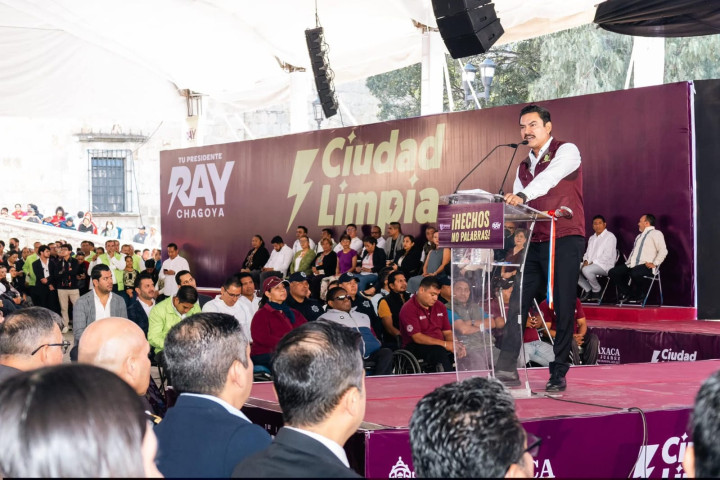 Oaxaca de Juárez se transforma con orden y cercanía: Ray Chagoya rinde su Primer Informe de Gobierno