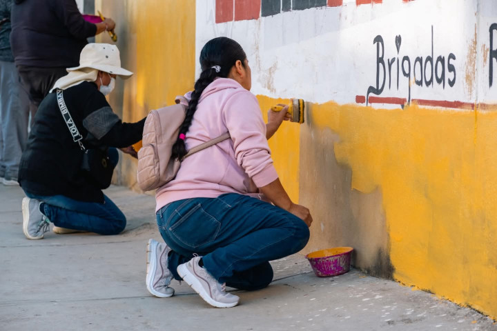 Tequio Vecinal transforma Viguera con acciones visibles y permanentes en las calles