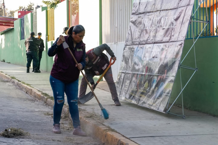 Tequio Vecinal transforma Viguera con acciones visibles y permanentes en las calles