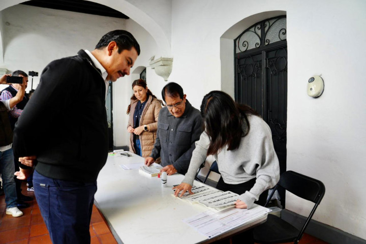 Ray Chagoya llama a participar y refrenda jornada en calma en Oaxaca de Juárez