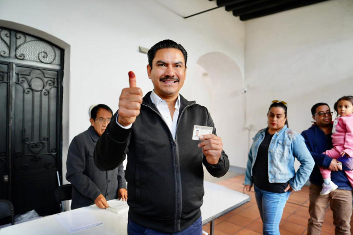 Ray Chagoya llama a participar y refrenda jornada en calma en Oaxaca de Juárez