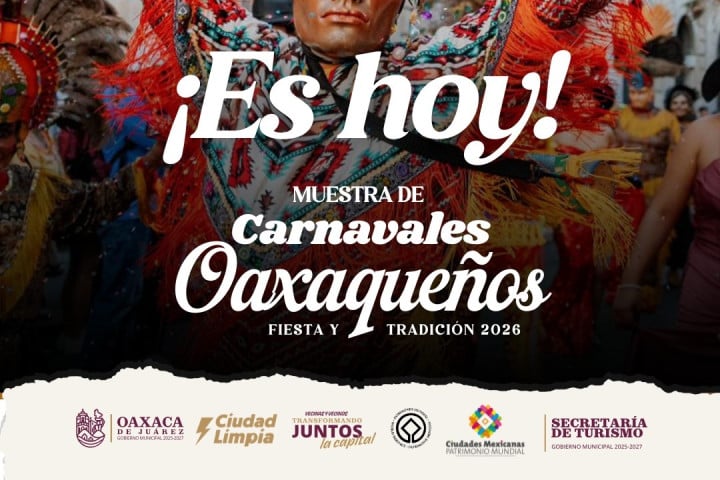 Oaxaca se llena de tradición, música y color con la Muestra de Carnavales Oaxaqueños