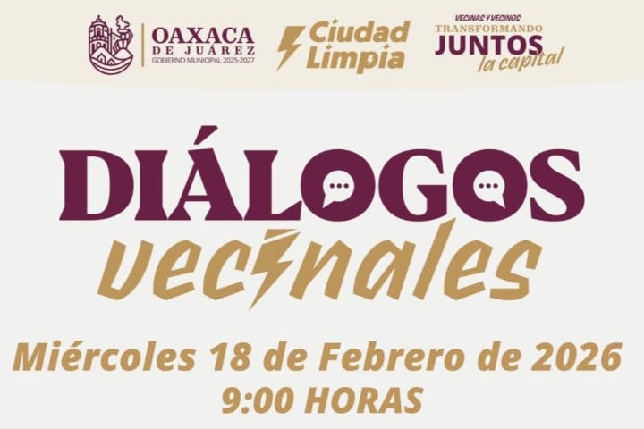 ¡Te esperamos este miércoles! Súmate a los Diálogos Vecinales en Palacio Municipal